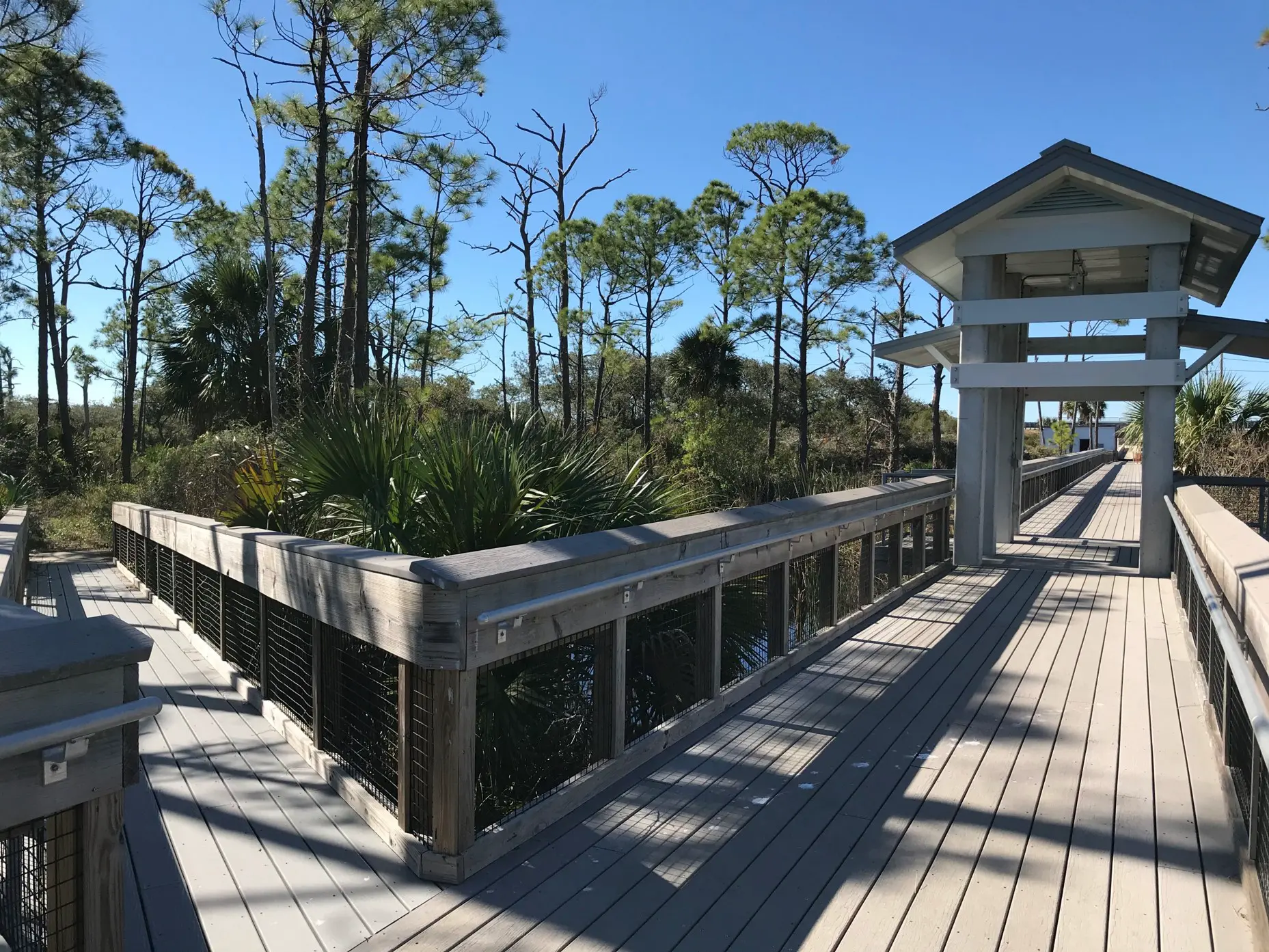 Boardwalk at beach