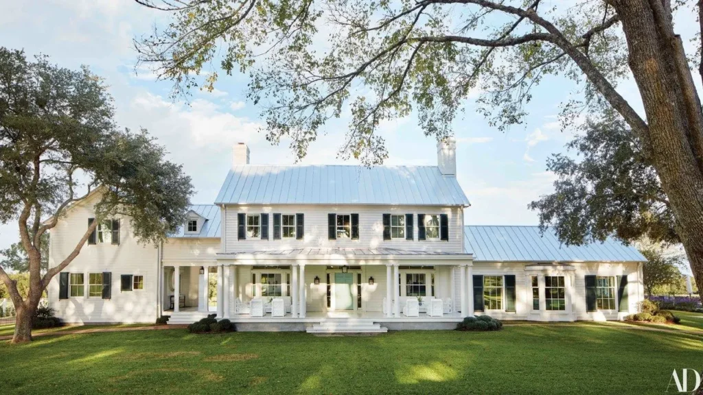 Large white home